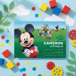 Mickey Mouse Clubhouse Birthday Invitation<br><div class="desc">Celebrate your little one’s special day with this fun Mickey Mouse Clubhouse birthday invitation. Featuring Mickey and his friends from the beloved Clubhouse series, this invitation brings all the magic and fun of Disney right to your party. Customizable with your event details, it’s perfect for a Mickey Mouse-themed birthday party,...</div>