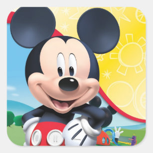 Mickey Mouse Clubhouse, Kids' Sticker, 2-1/2 x 2-1/2