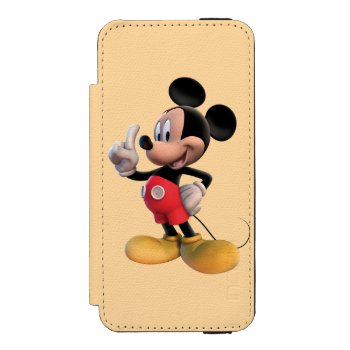 Mickey Mouse Clubhouse | Pointing Wallet Case For Iphone Se/5/5s by MickeyAndFriends at Zazzle