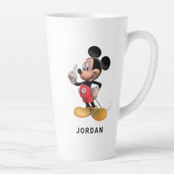 Mickey Mouse Clubhouse | Pointing Latte Mug by MickeyAndFriends at Zazzle