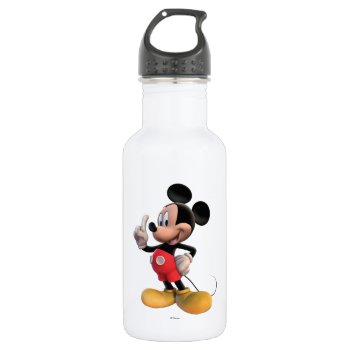 Mickey Mouse Clubhouse | Pointing Stainless Steel Water Bottle by MickeyAndFriends at Zazzle