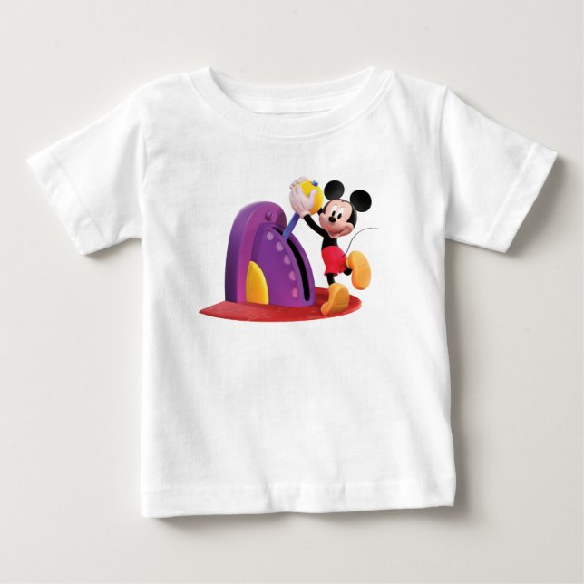Mickey Mouse Clubhouse | Pulling Lever Baby T-Shirt (Front)