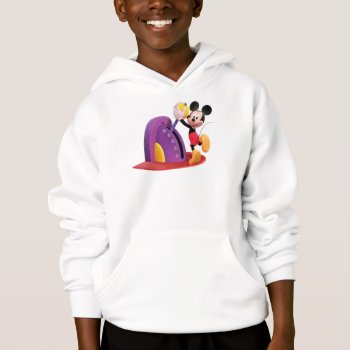 Mickey Mouse Clubhouse | Pulling Lever Hoodie by MickeyAndFriends at Zazzle