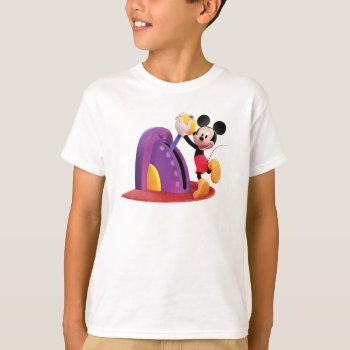 Mickey Mouse Clubhouse | Pulling Lever T-shirt by MickeyAndFriends at Zazzle