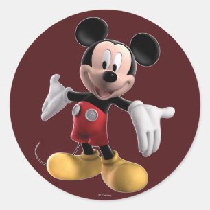 Mickey Mouse Clubhouse Welcome Classic Round Sticker