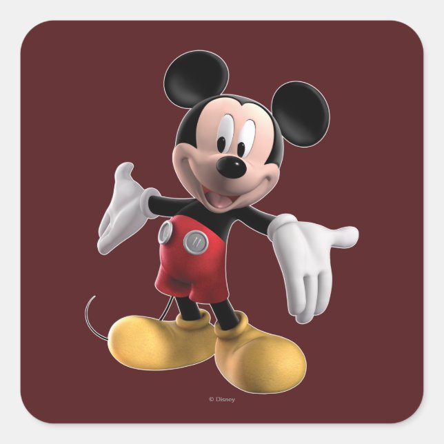 Mickey Mouse Clubhouse | Welcome Square Sticker (Front)