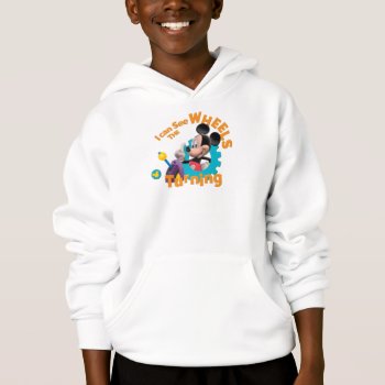 Mickey Mouse Clubhouse | Wheels Turning Hoodie by MickeyAndFriends at Zazzle