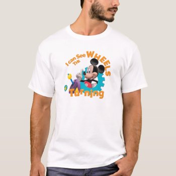 Mickey Mouse Clubhouse | Wheels Turning T-shirt by MickeyAndFriends at Zazzle