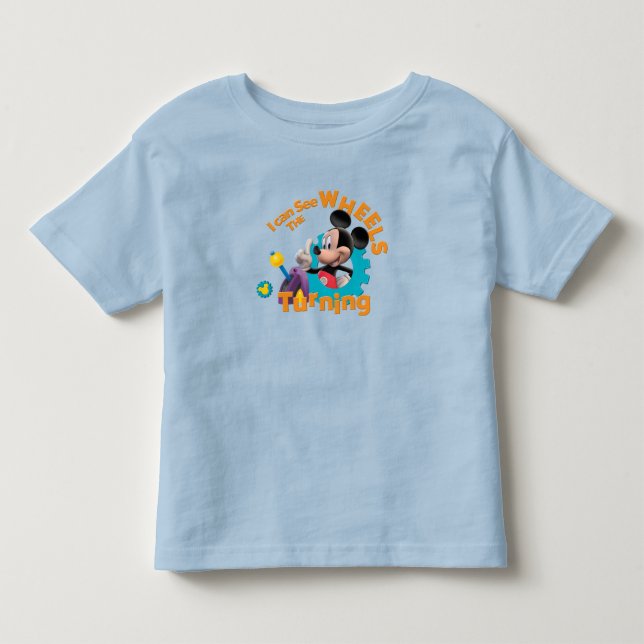 Mickey Mouse Clubhouse | Wheels Turning Toddler T-shirt (Front)