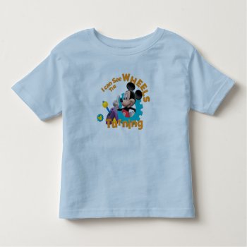 Mickey Mouse Clubhouse | Wheels Turning Toddler T-shirt by MickeyAndFriends at Zazzle