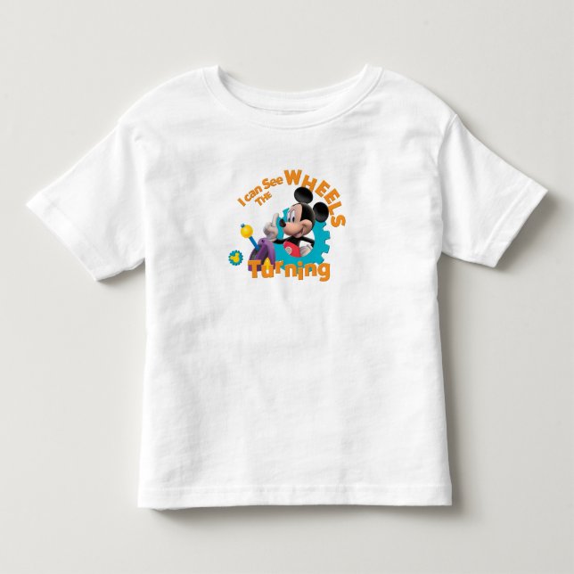 Mickey Mouse Clubhouse | Wheels Turning Toddler T-shirt (Front)