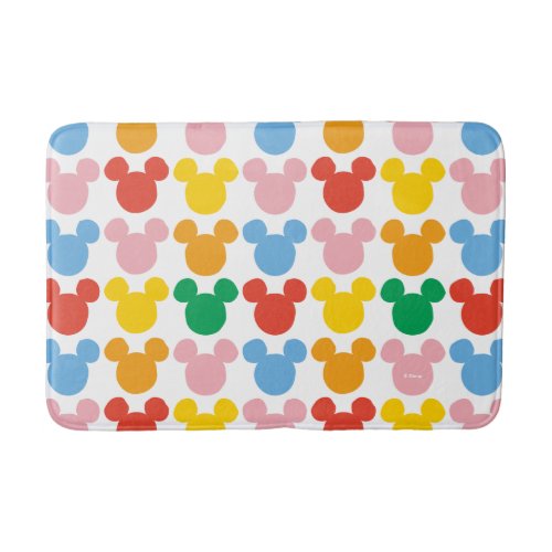 Mickey Mouse  Colorful Repeating Logo Bath Mat