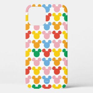 Mickey Mouse   Colorful Repeating Logo iPhone 12 Case