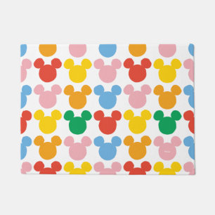 Mickey Mouse Colorful Repeating Logo Doormat