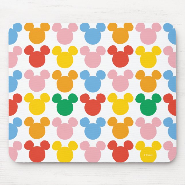 Mickey Mouse | Colorful Repeating Logo Pad (Front)