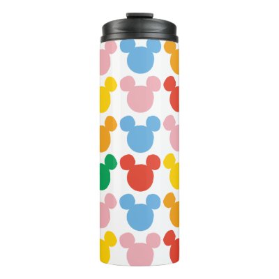 Mickey Mouse | Colorful Repeating Logo Thermal Tumbler