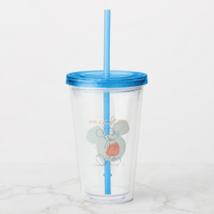 Mickey Mouse Continuous Line Graphic Acrylic Tumbler