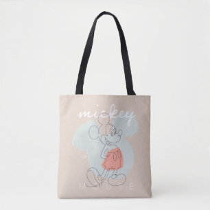 Mickey Mouse Continuous Line Graphic Tote Bag