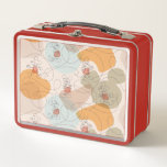 Mickey Mouse Continuous Line Pattern Metal Lunch Box