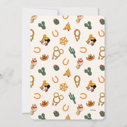 Mickey Mouse | Cowboy Rodeo Birthday Invitation | Zazzle
