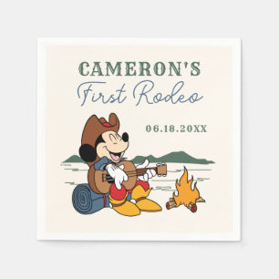 Mickey Mouse Cowboy Rodeo Birthday Napkins