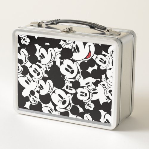 Mickey Mouse  Crowd Pattern Metal Lunch Box