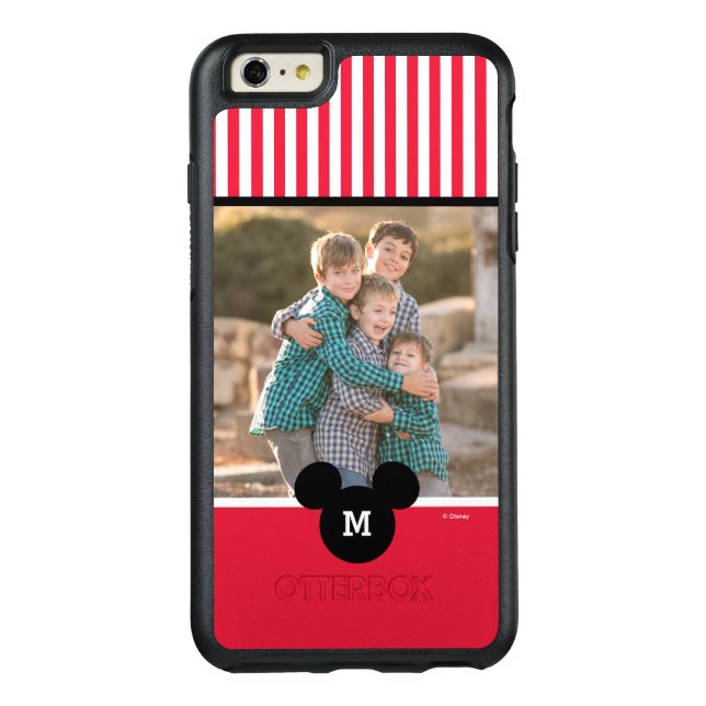 Mickey Mouse | Custom Photo & Monogram Otterbox iPhone Case (Back)
