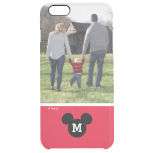 Mickey Mouse   Custom Photo & Monogram Clear iPhone 6 Plus Case