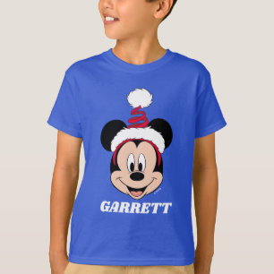 Mickey Mouse Cute Christmas Hat T-Shirt