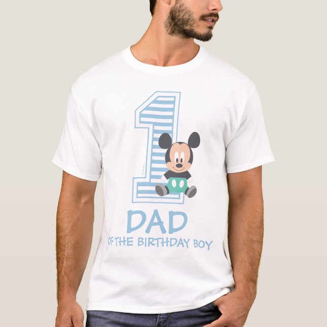 Mickey Mouse | Dad of the Birthday Boy T-Shirt (Front)