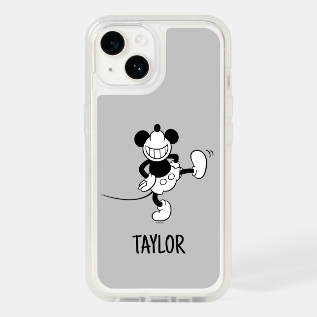 Mickey Mouse | Dancing | Add Your Name Otterbox iPhone Case (Back)