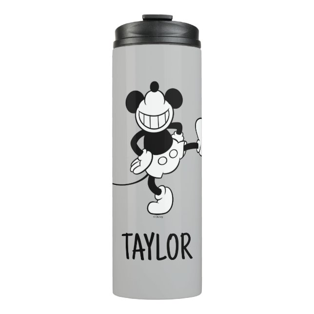 Mickey Mouse | Dancing | Add Your Name Thermal Tumbler (Front)