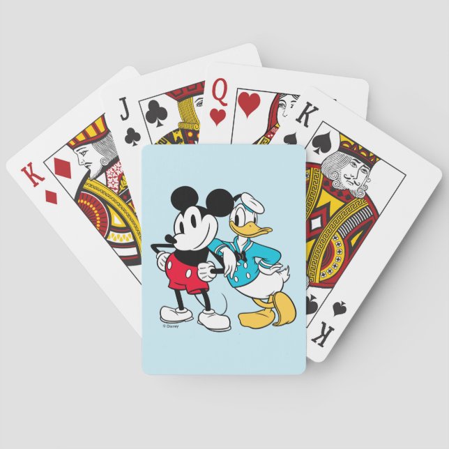 Mickey Mouse & Donald Duck Playing Cards (Back)