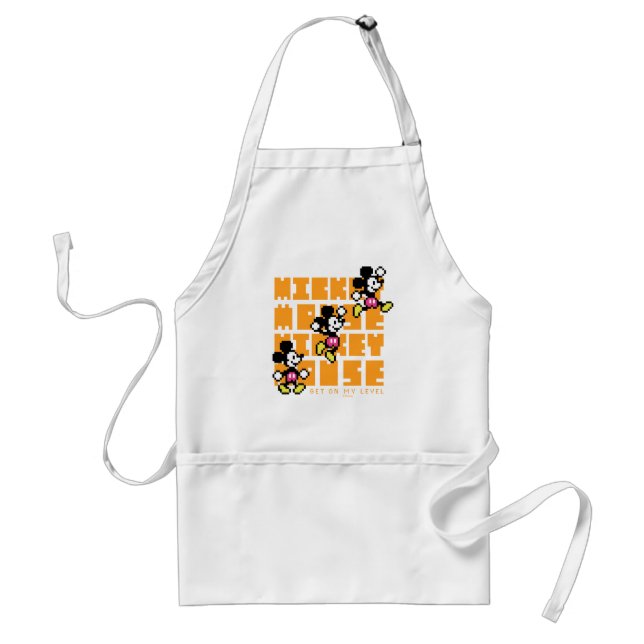 Mickey Mouse Double Jump Adult Apron (Front)