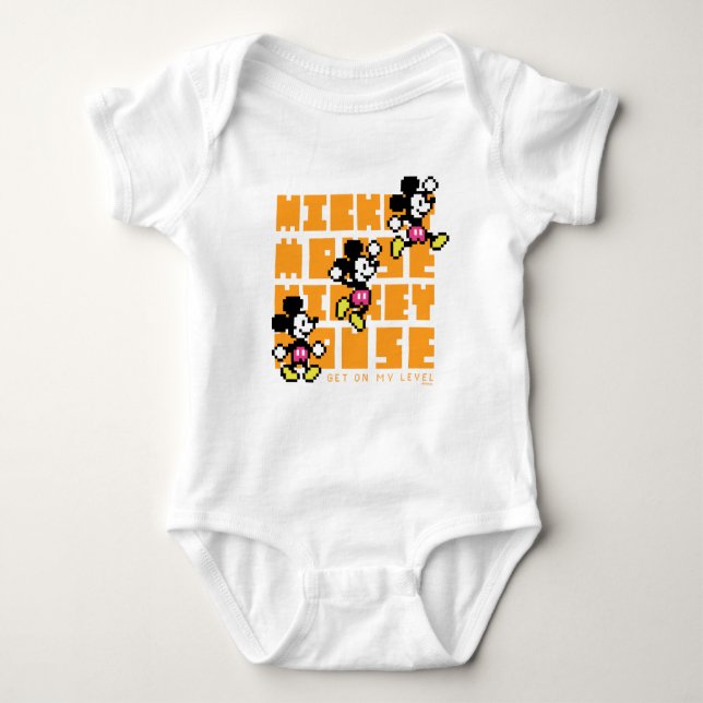 Mickey Mouse Double Jump Baby Bodysuit (Front)