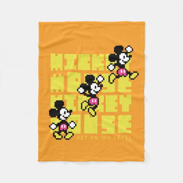 Mickey Mouse Double Jump Fleece Blanket (Front)