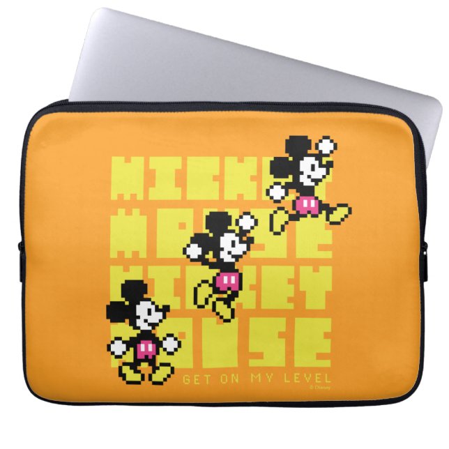 Mickey Mouse Double Jump Laptop Sleeve (Front)