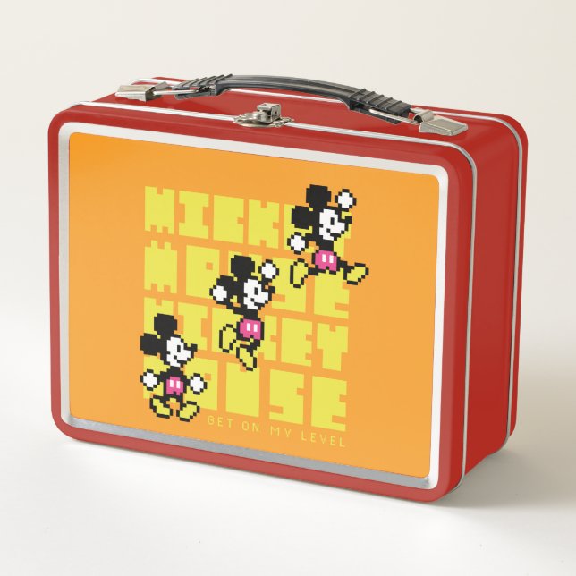 Mickey Mouse Double Jump Metal Lunch Box (Front)