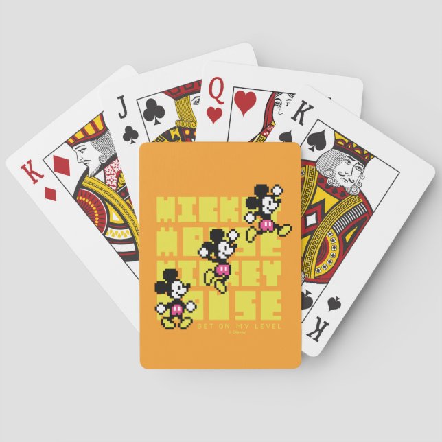 Mickey Mouse Double Jump Poker Cards (Back)