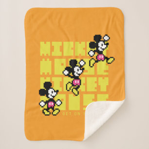 Mickey Mouse Double Jump Sherpa Blanket