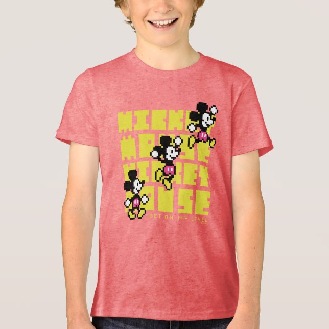 Mickey Mouse Double Jump Tri-Blend Shirt (Front)