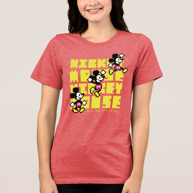 Mickey Mouse Double Jump Tri-Blend Shirt (Front)