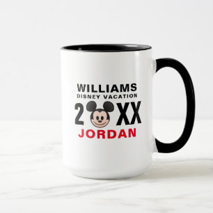Mickey Mouse Emoji   Family Vacation Mug