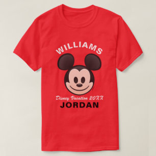 Mickey Mouse Emoji   Family Vacation T-Shirt