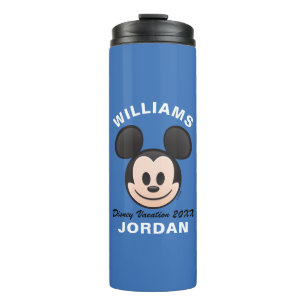 Mickey Mouse Emoji Family Vacation Thermal Tumbler