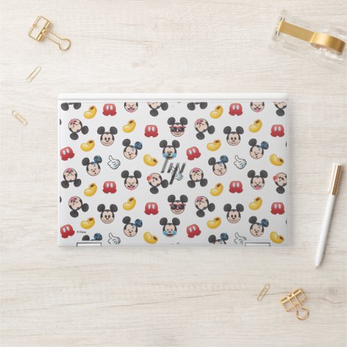 Mickey Mouse Emoji Pattern HP Laptop Skin