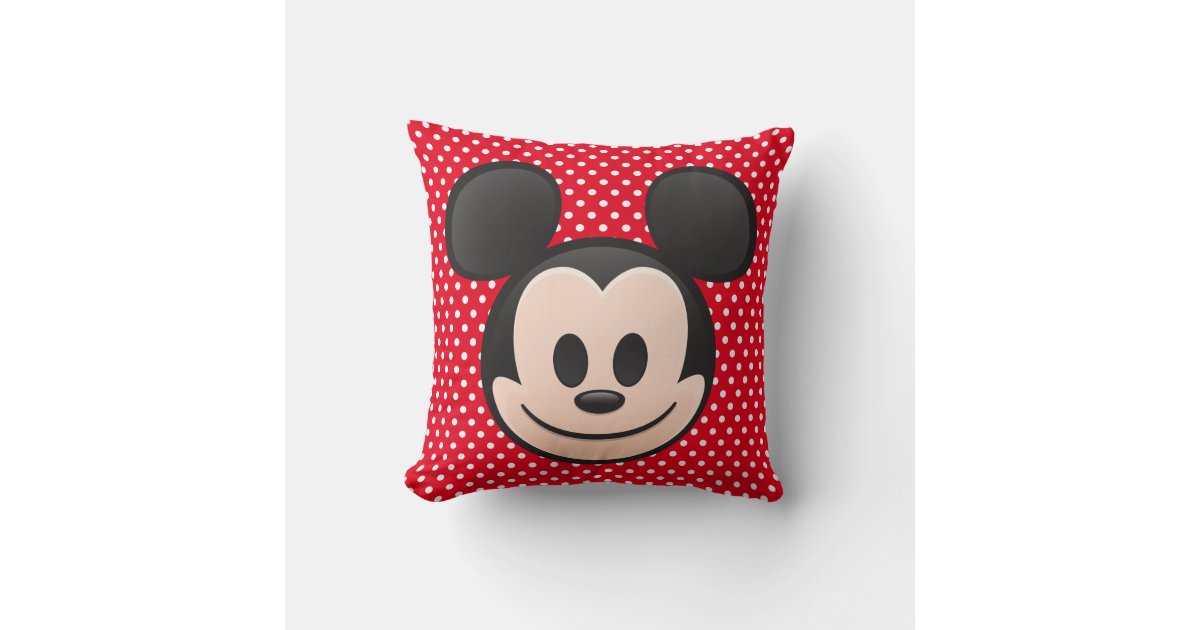 mickey emoji pillow