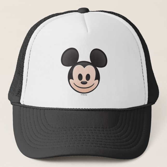 Mickey Mouse Emoji Trucker Hat (Front)