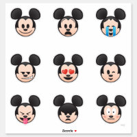 Pegatinas de emoji de Mickey Mouse - Premios y sorteos - 100 por paquete