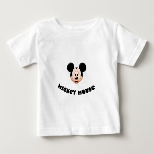 Mickey mouse face  baby T_Shirt